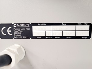 Thumbnail image of Carbolite GHC 12/600 3-Zone Furnace