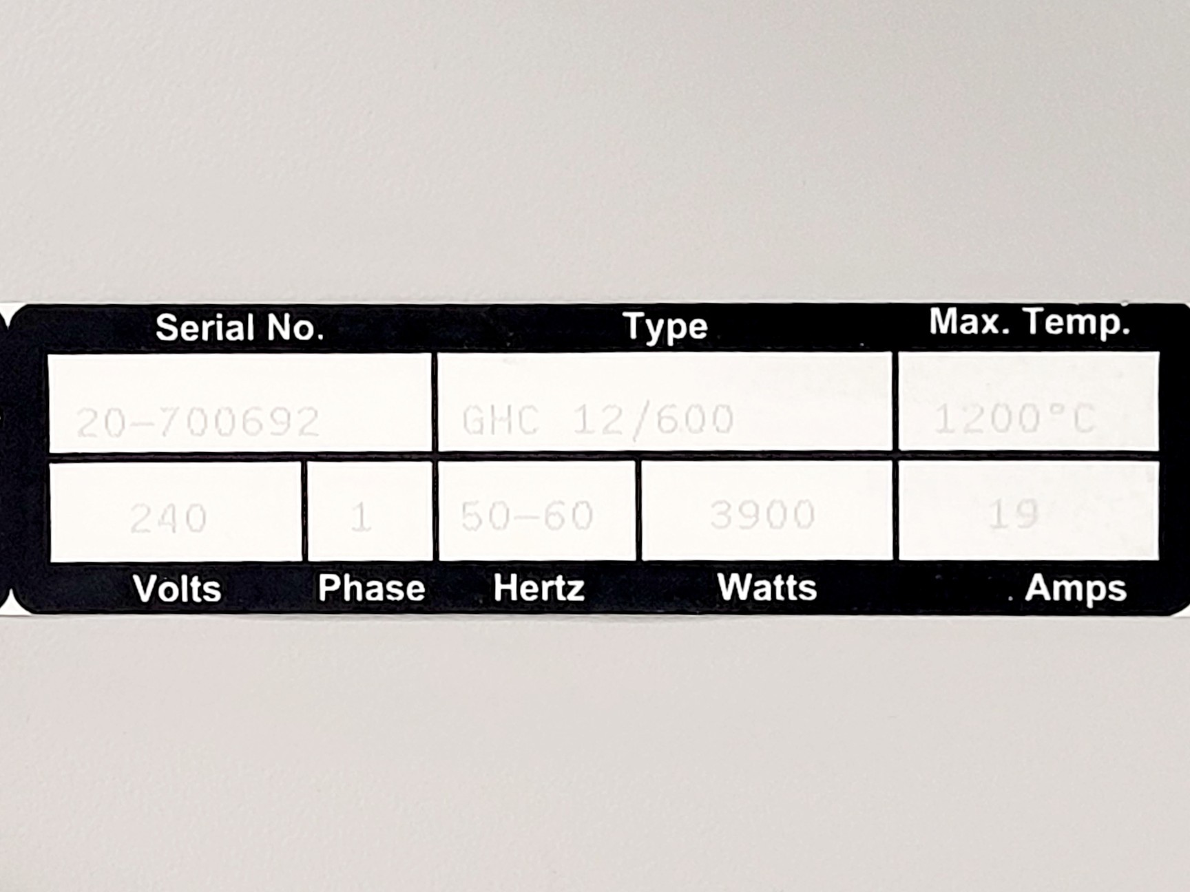 Image of Carbolite GHC 12/600 3-Zone Furnace