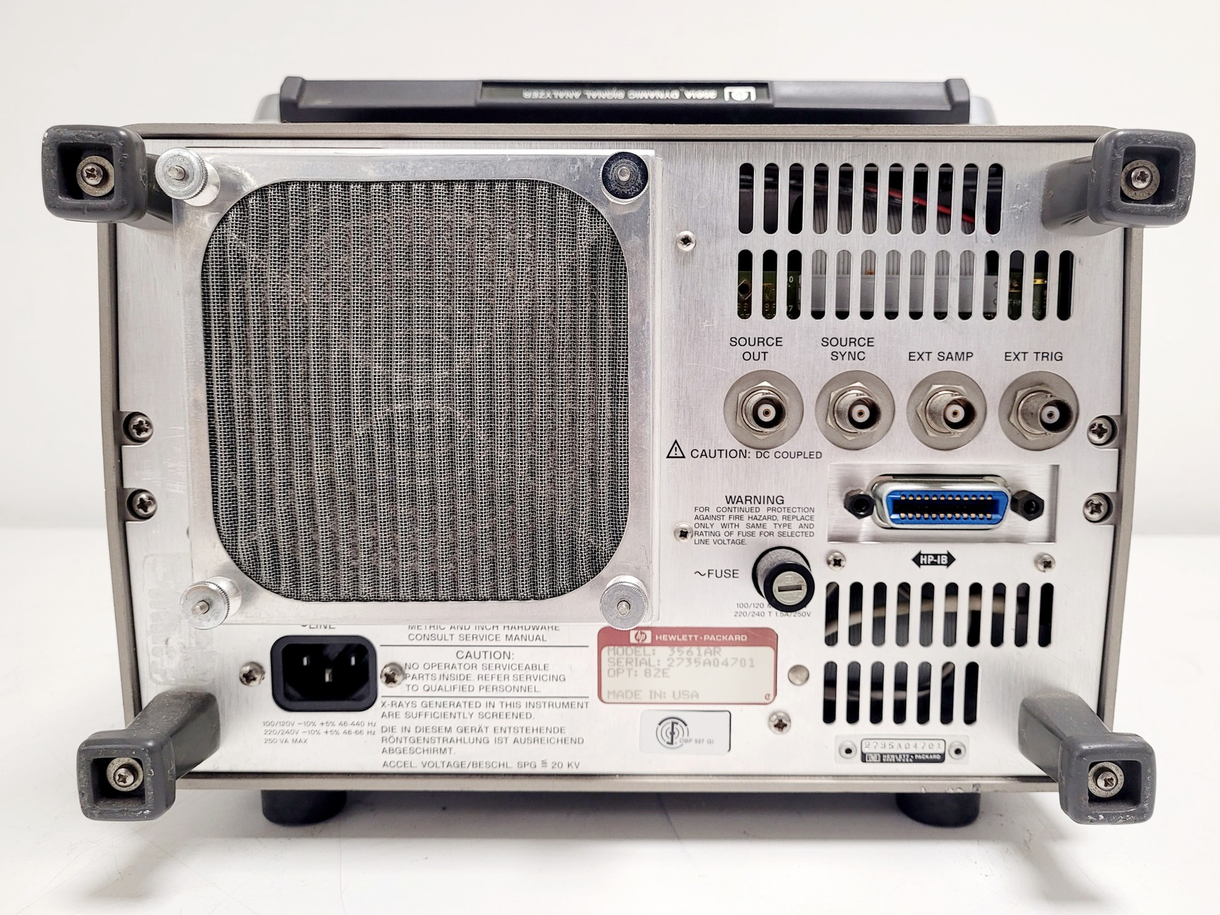 Image of Hewlett Packard 3561A Dynamic Signal Analyzer 