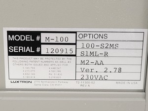 Thumbnail image of Luxtron 100C M-100 Optical Fibre Temperature Control System