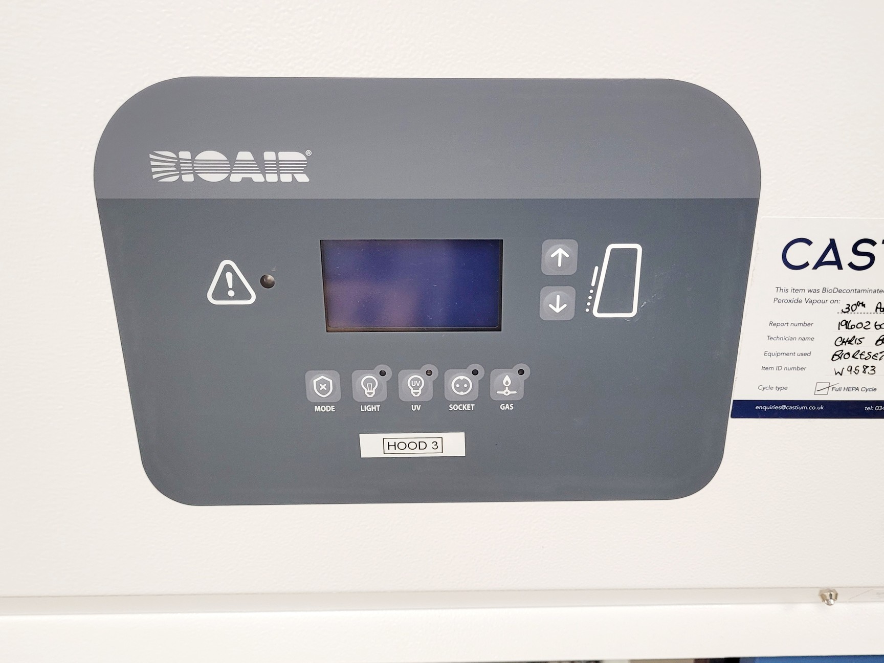 Image of BioAir Safemate ECO+ 1.5BS Class II Microbiological Safety Cabinet w/ Stand