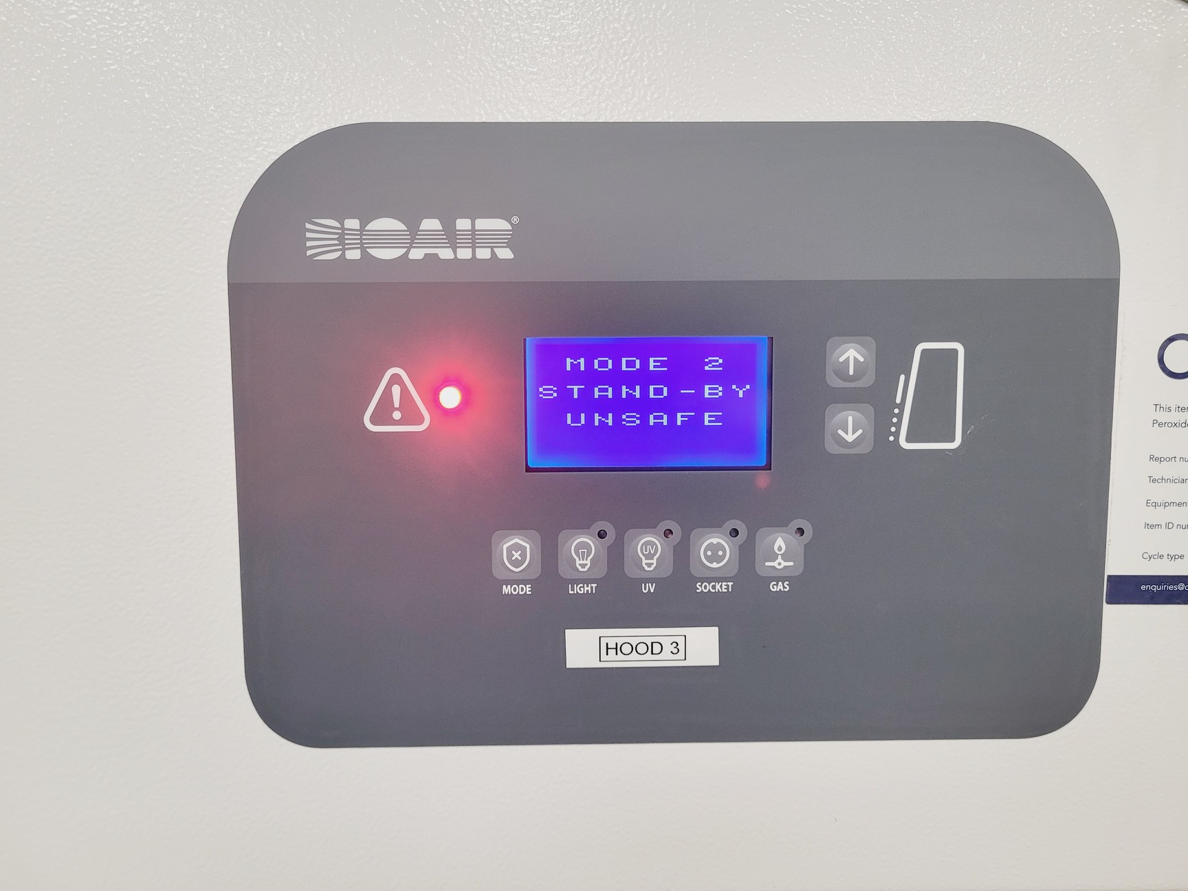 Image of BioAir Safemate ECO+ 1.5BS Class II Microbiological Safety Cabinet w/ Stand