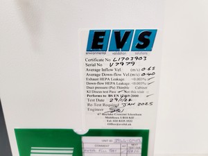 Thumbnail image of BioAir Safemate ECO+ 1.5BS Class II Microbiological Safety Cabinet w/ Stand