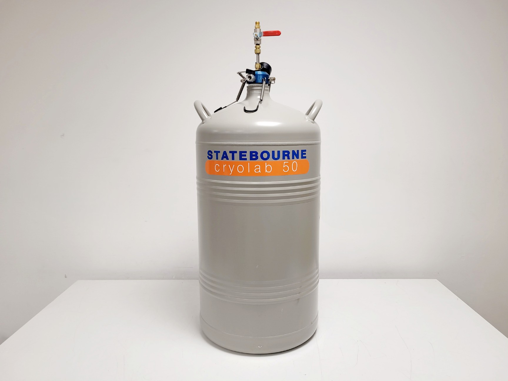 Image of Statebourne Cryolab 50 Liquid Nitrogen Dewar w/ Pressure Gauge