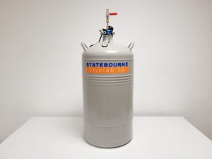 Thumbnail image of Statebourne Cryolab 50 Liquid Nitrogen Dewar w/ Pressure Gauge