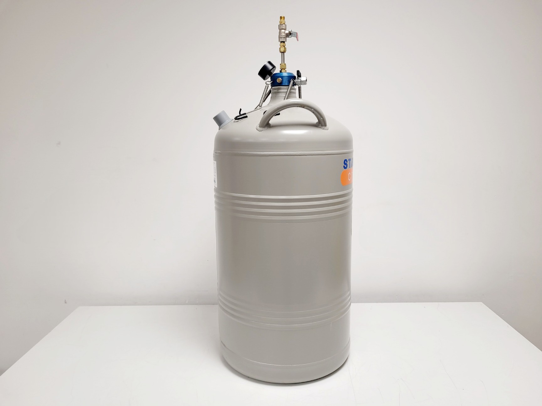 Image of Statebourne Cryolab 50 Liquid Nitrogen Dewar w/ Pressure Gauge
