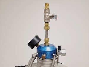 Thumbnail image of Statebourne Cryolab 50 Liquid Nitrogen Dewar w/ Pressure Gauge