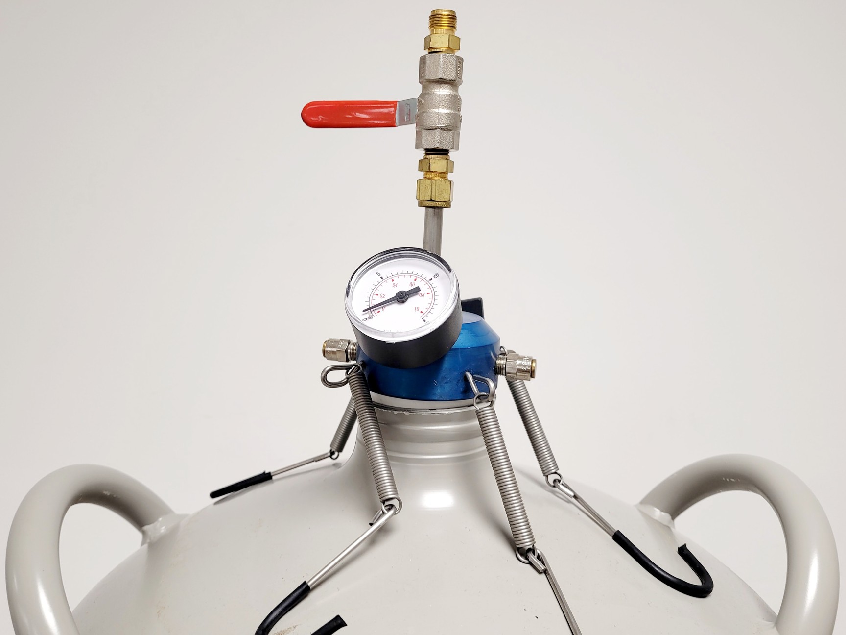 Image of Statebourne Cryolab 50 Liquid Nitrogen Dewar w/ Pressure Gauge