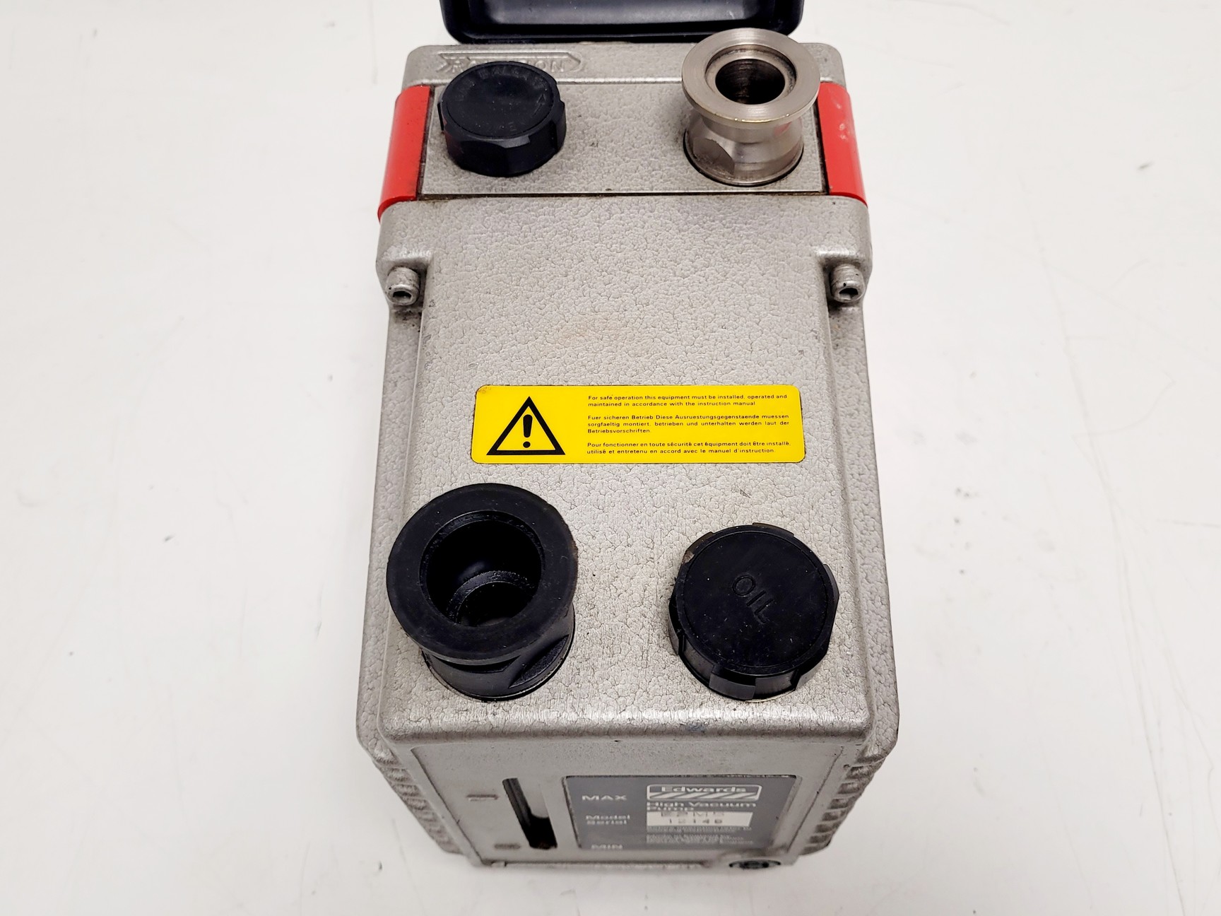 Image of Edwards 5 E2M5 Two Stage Rotary Vane Vacuum Pump
