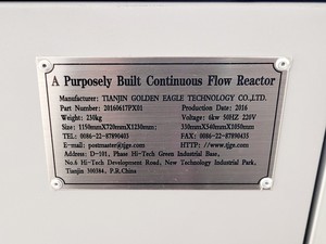 Thumbnail image of Tianjin Golden Eagle Technology Purpose Built Continuous Flow Reactor