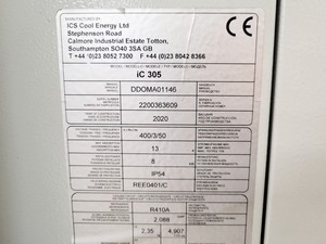 Thumbnail image of ICS Cool Energy i-Chiller Model iC 305 Industrial Process Water Chiller