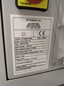Thumbnail image of 3D Systems ProX 100 Metal 3D Printing System w/ Powder Handling & Furnace Pack 