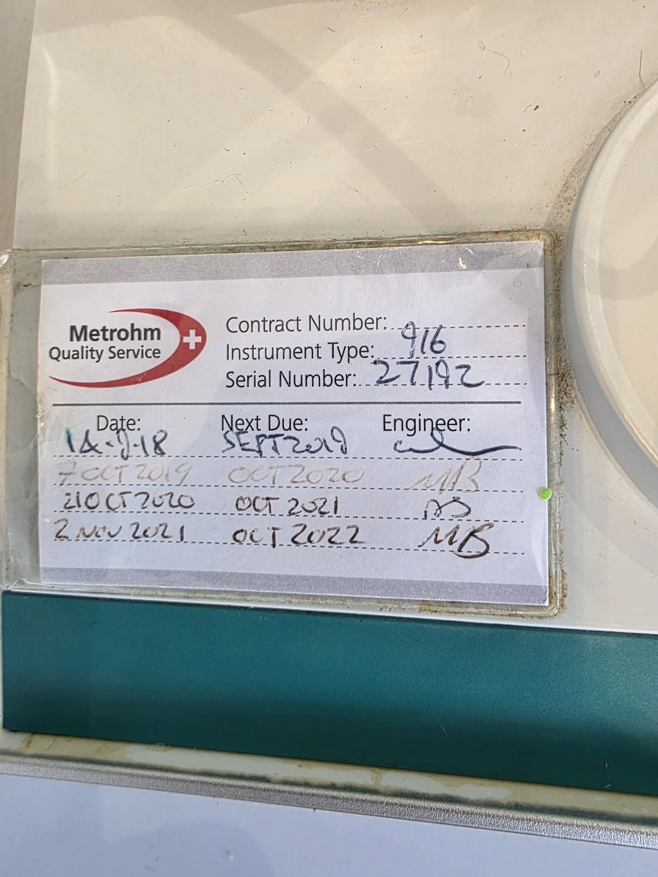 Image of Metrohm 916 Ti-Touch Magnetic Stirrer Titration System with Dosing Unit Lab