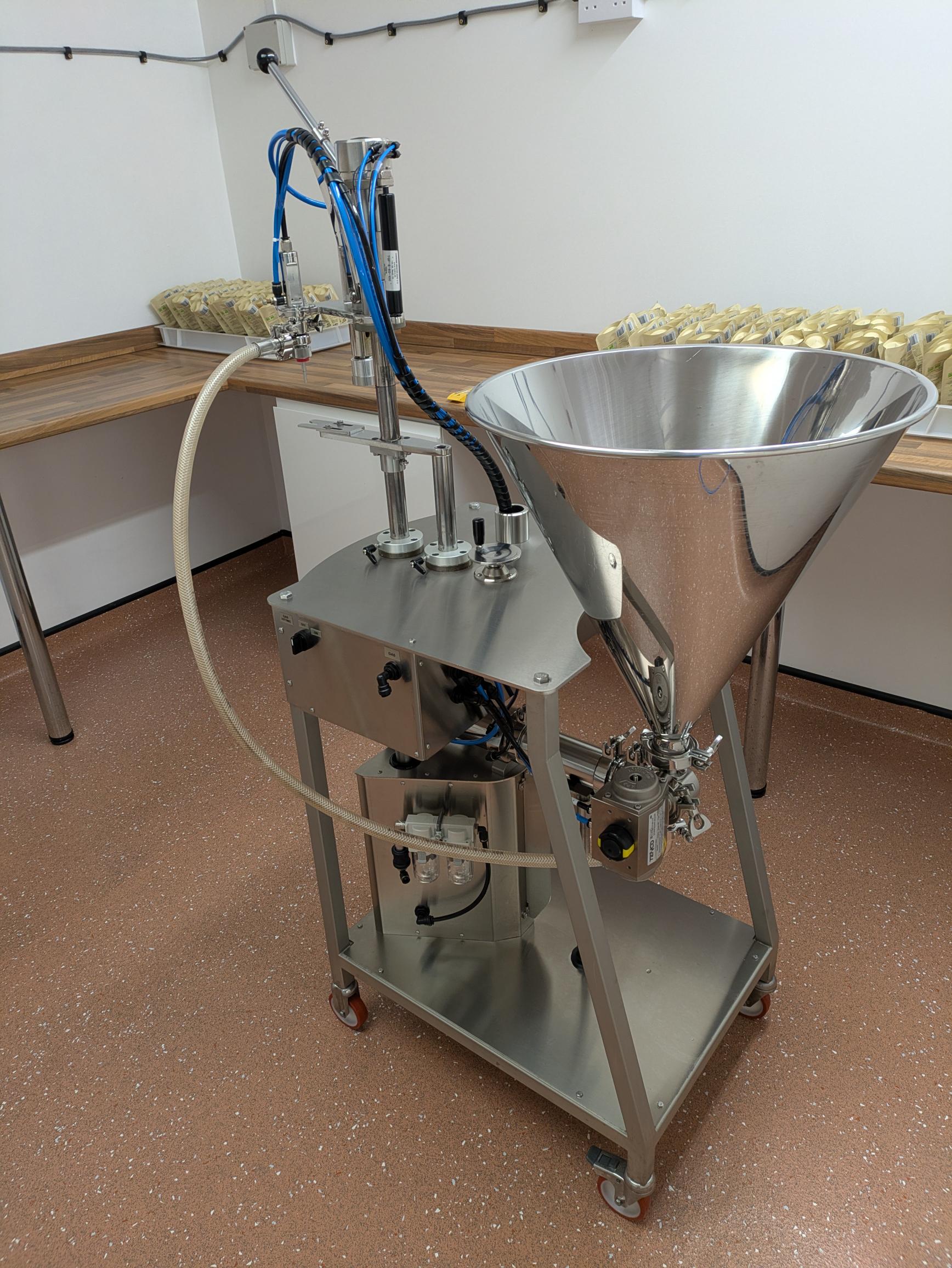 Image of Tenco Semi-Automatic Filling & Capping Machine for Spouted Pouches – 250cc