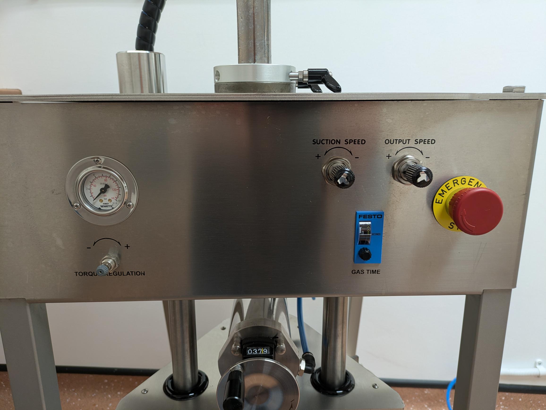 Image of Tenco Semi-Automatic Filling & Capping Machine for Spouted Pouches – 250cc