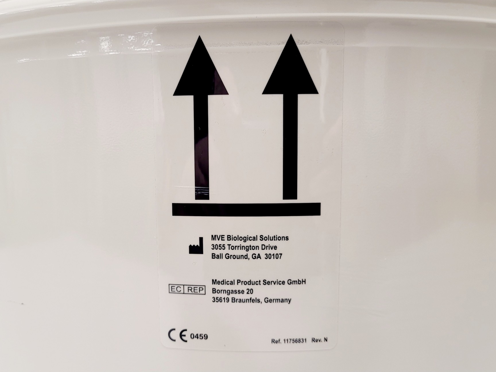 Image of MVE Biological Solutions Lab 30 32l Liquid Nitrogen Dewar