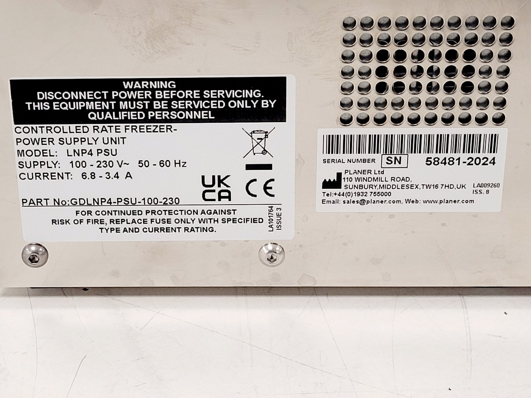 Image of Planer Kryo 570 Controlled Rate Freezer