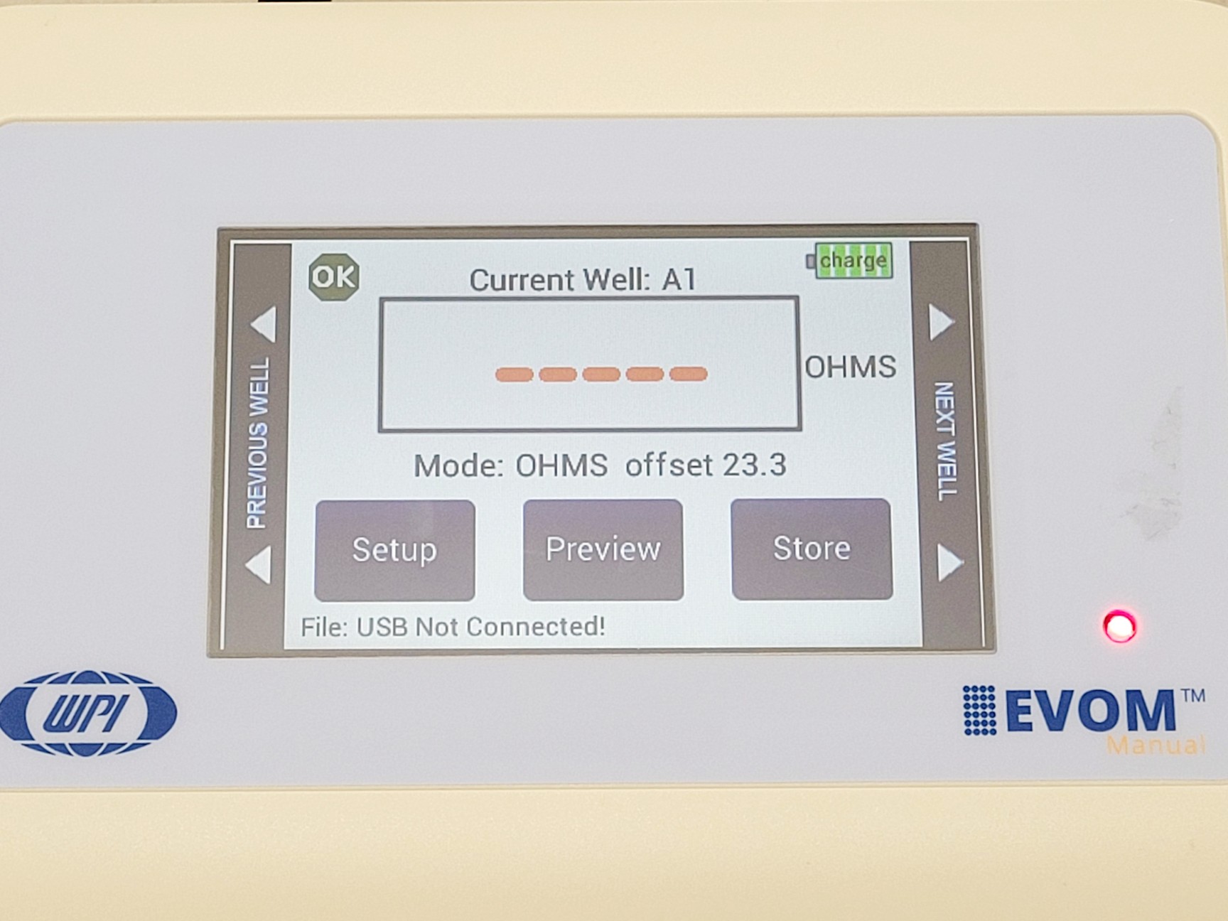 Image of WPI EVM-MT-03-01 Volt/Ohm Meter w/ Accessories Lab