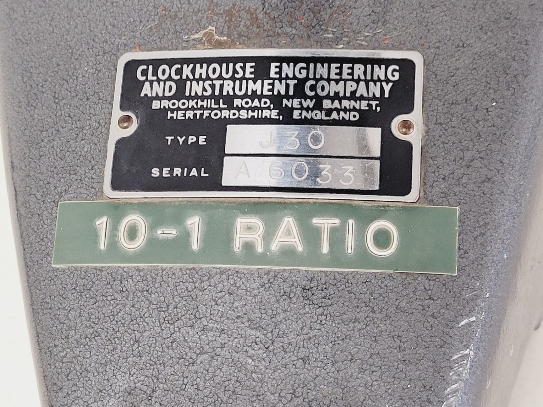 Image of Clockhouse Engineering And Instrument Company J30 Odometer
