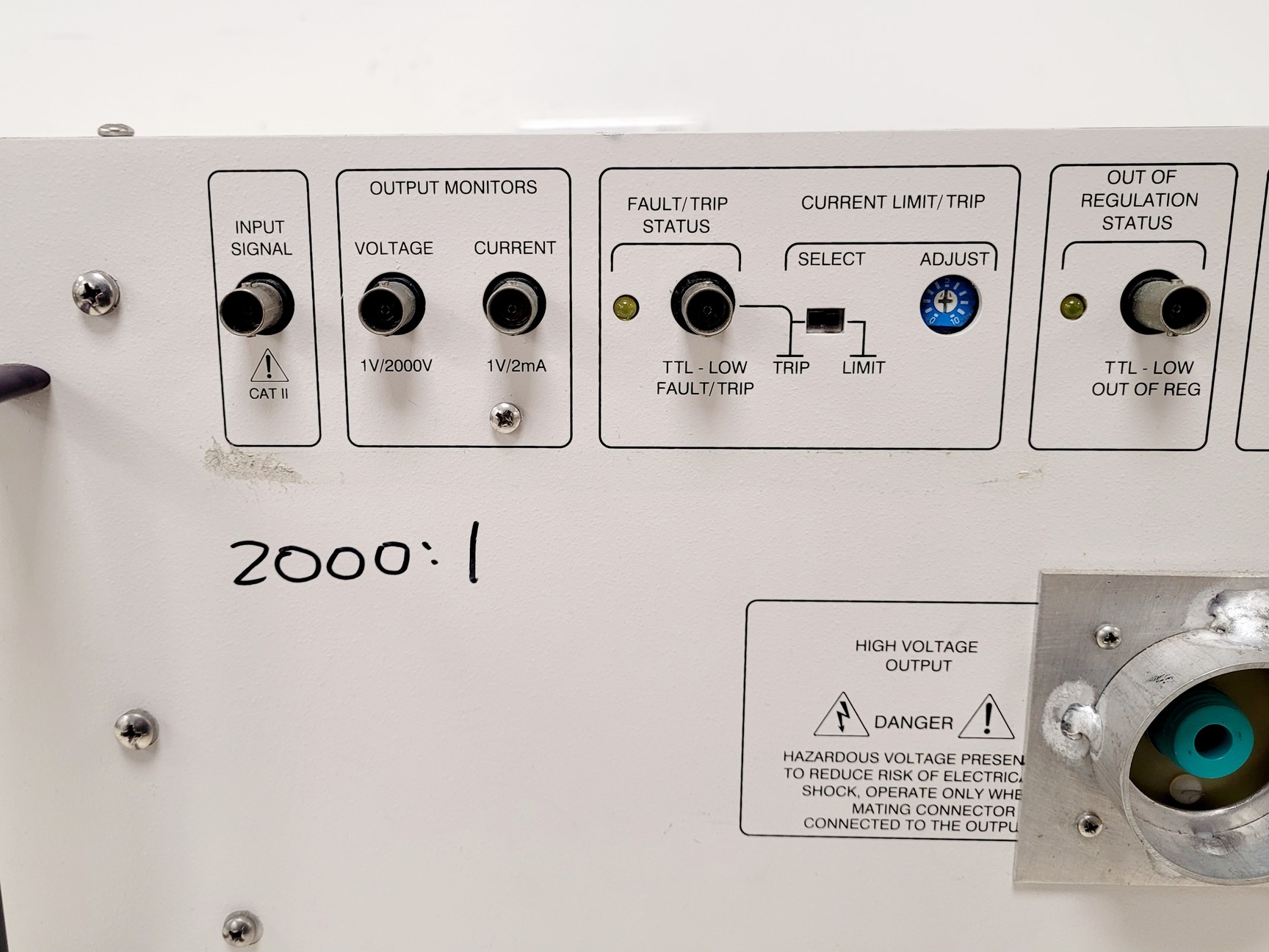 Image of TRek Model 20/20C-H-CE-EX High Voltage Amplifier