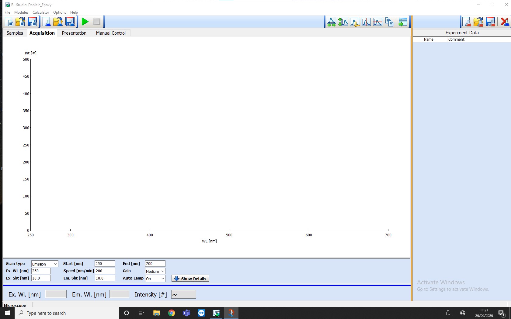 Image of Perkin Elmer LS45 Luminescence Spectrometer w/ PC & BL Studio BioLight Software 