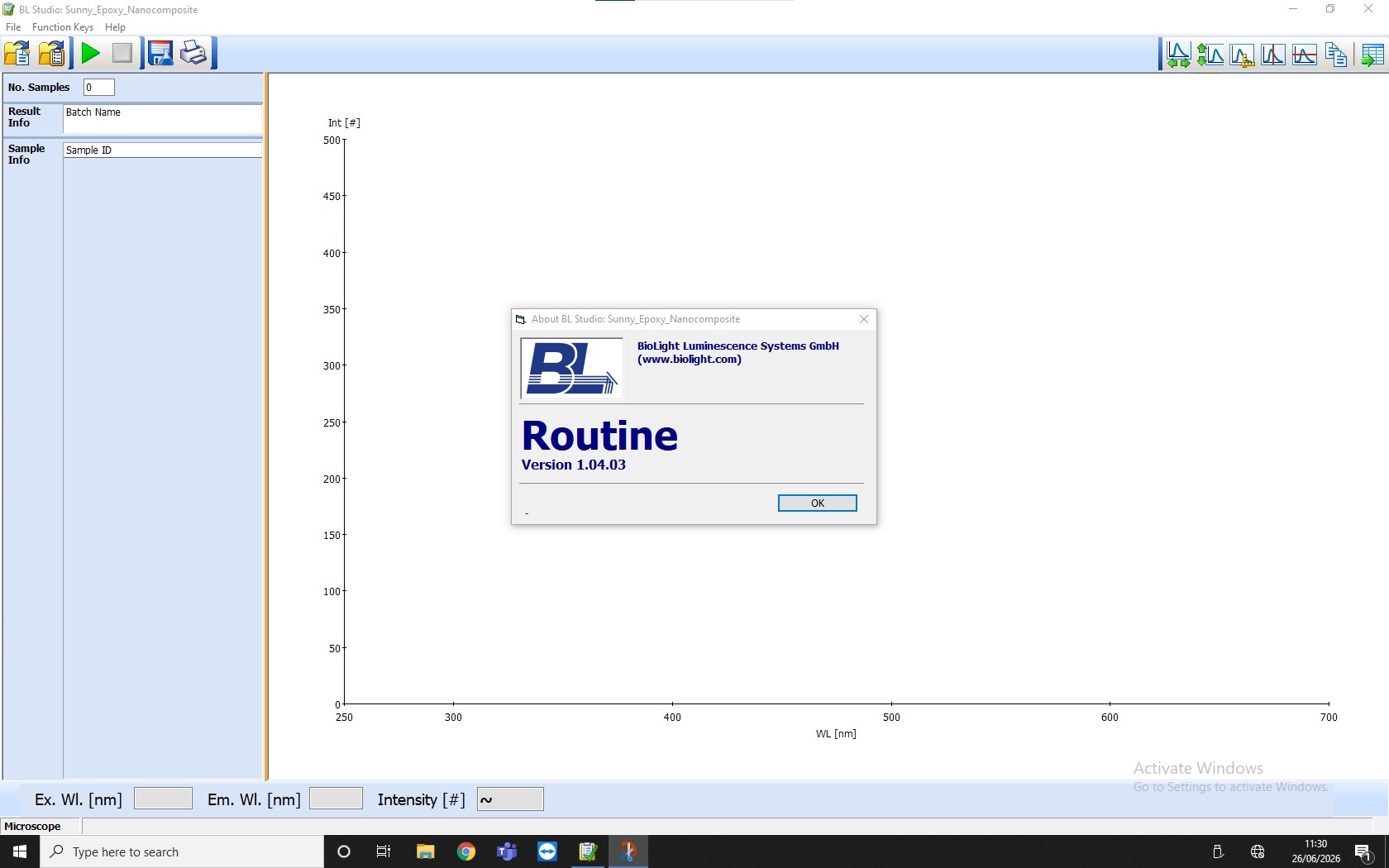 Image of Perkin Elmer LS45 Luminescence Spectrometer w/ PC & BL Studio BioLight Software 