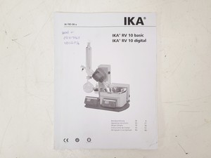 Thumbnail image of IKA RV 10 D S99 Rotary Evaporator W/ HB10 Water Bath Lab