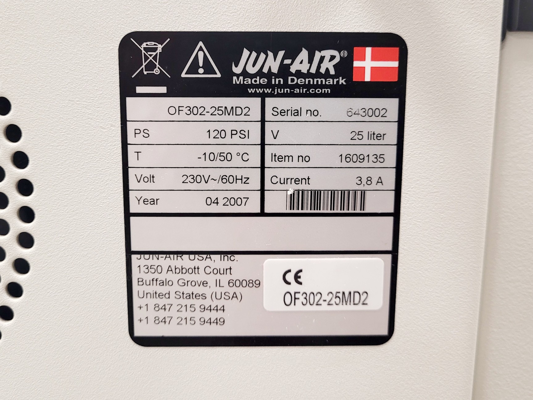 Image of Jun-Air OF302-25MD2 Air compressor