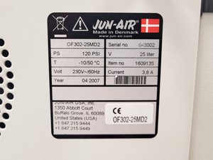 Thumbnail image of Jun-Air OF302-25MD2 Air compressor