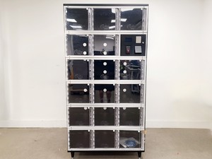 Image of Apex Industrial Technologies Model 3564 Smart Locker - Black