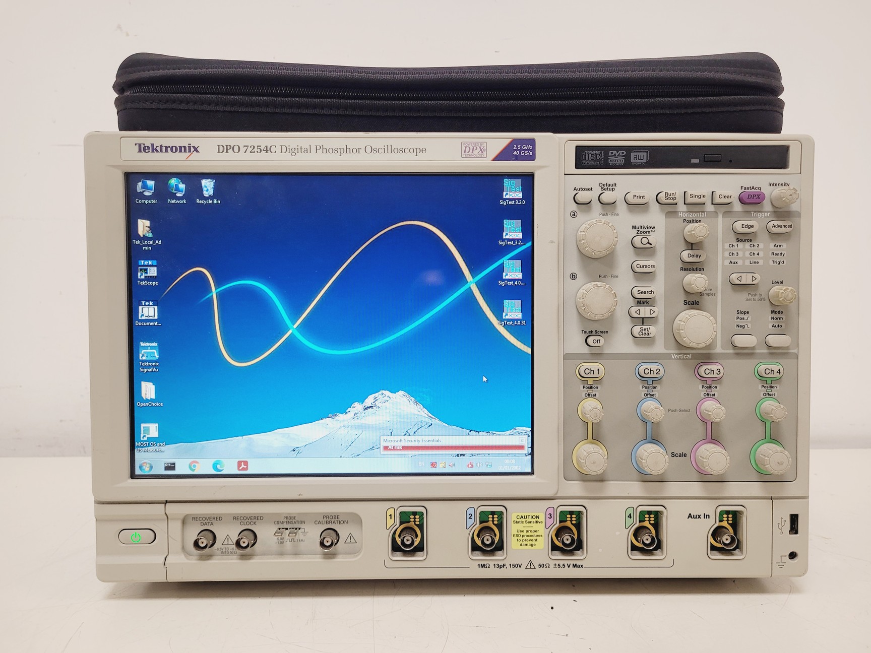 Image of Tektronix DPO7254C Digital Phosphor Oscilloscope