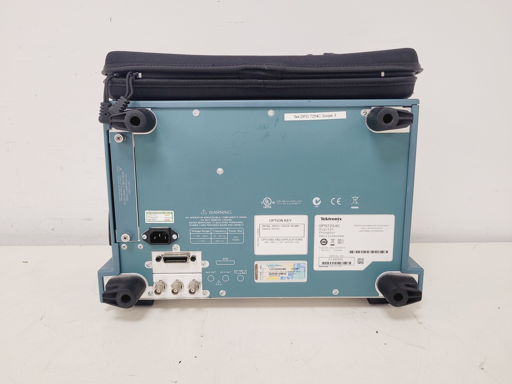 Image of Tektronix DPO7254C Digital Phosphor Oscilloscope