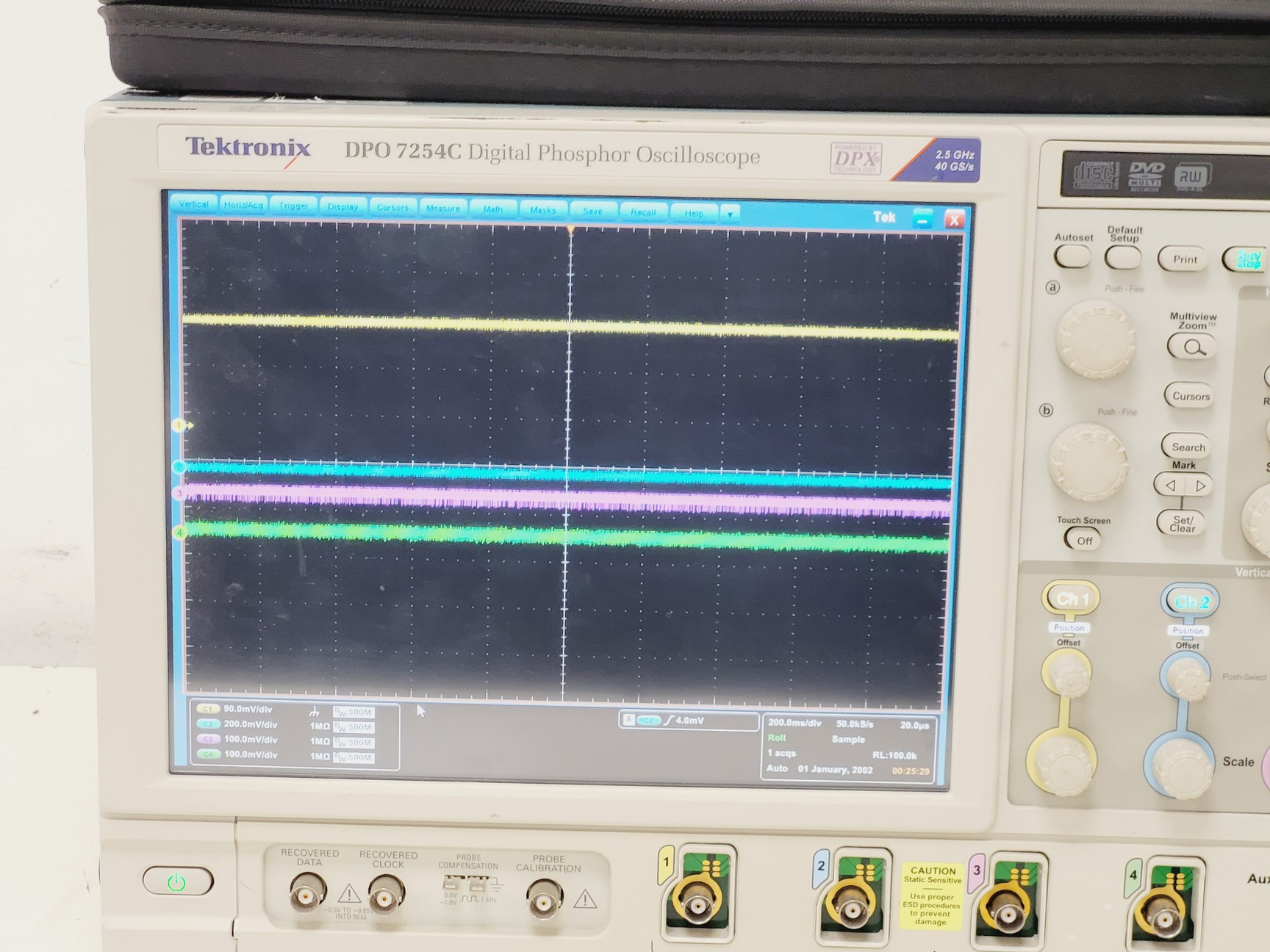 Image of Tektronix DPO7254C Digital Phosphor Oscilloscope