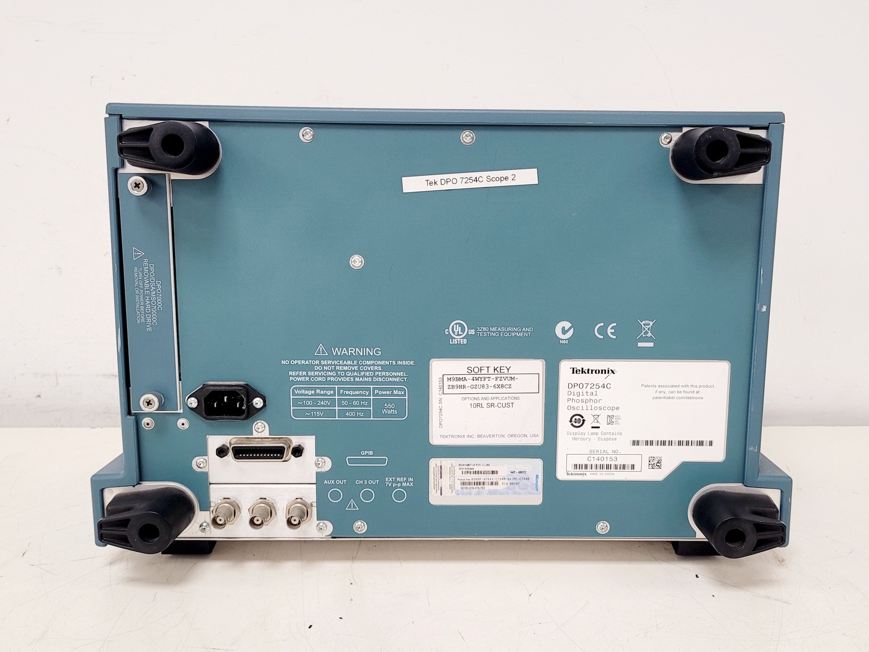 Image of Tektronix DPO7254C Digital Phosphor Oscilloscope