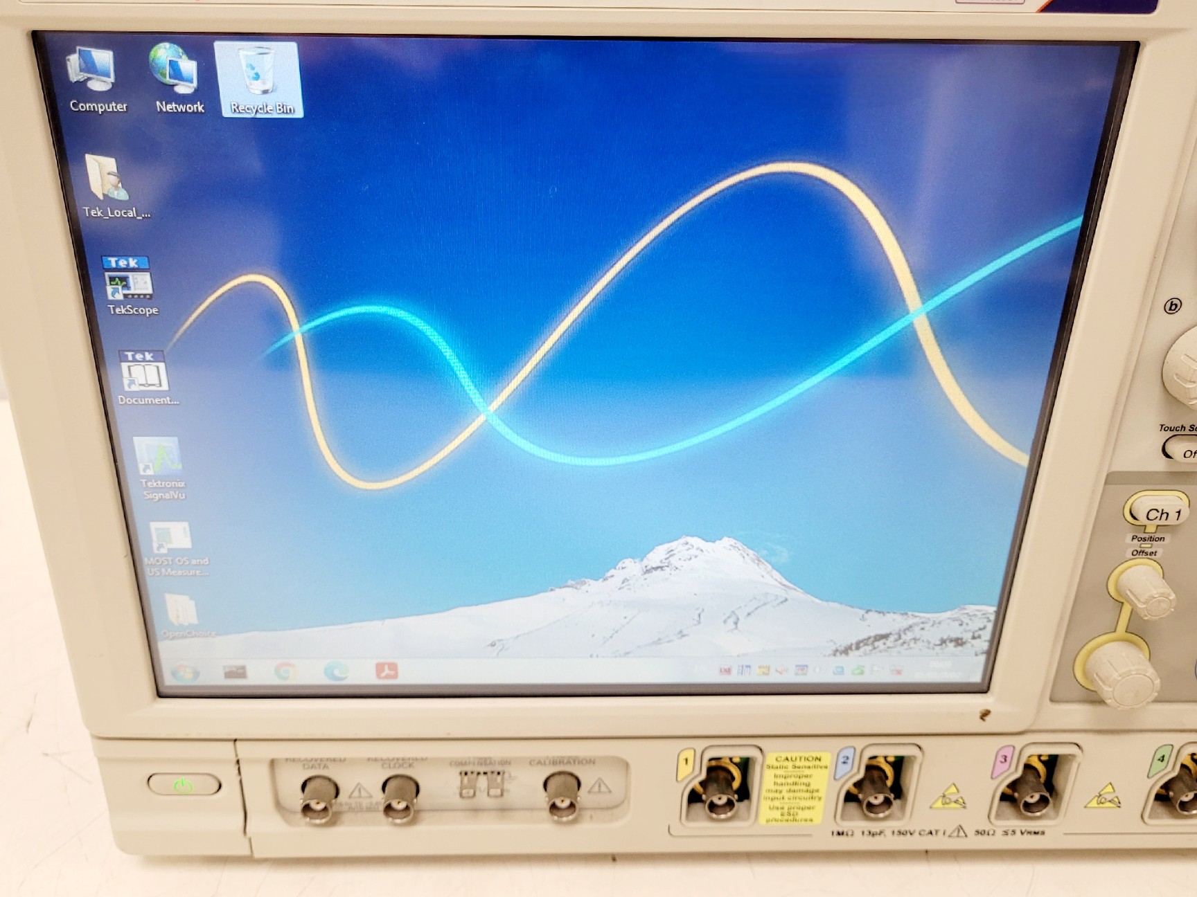 Image of Tektronix DPO7254C Digital Phosphor Oscilloscope