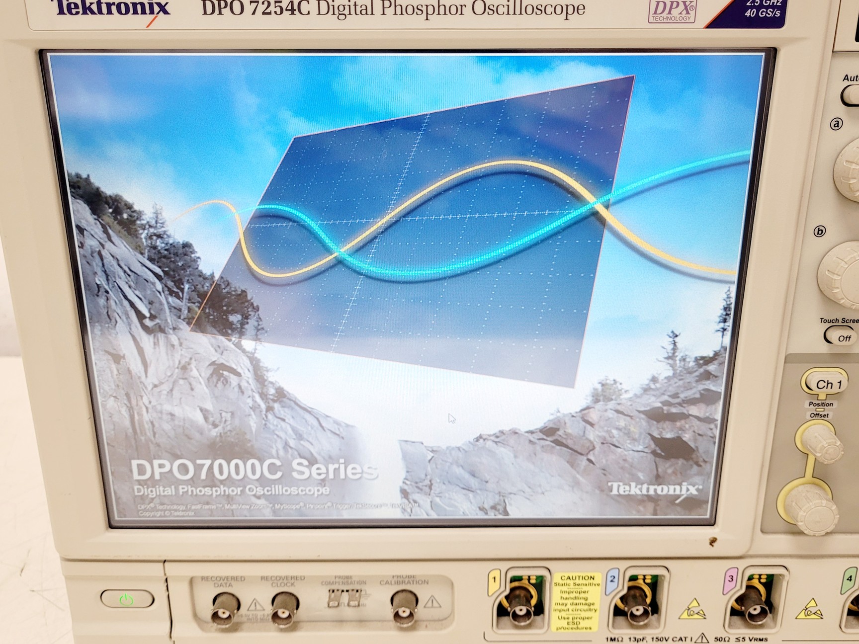 Image of Tektronix DPO7254C Digital Phosphor Oscilloscope
