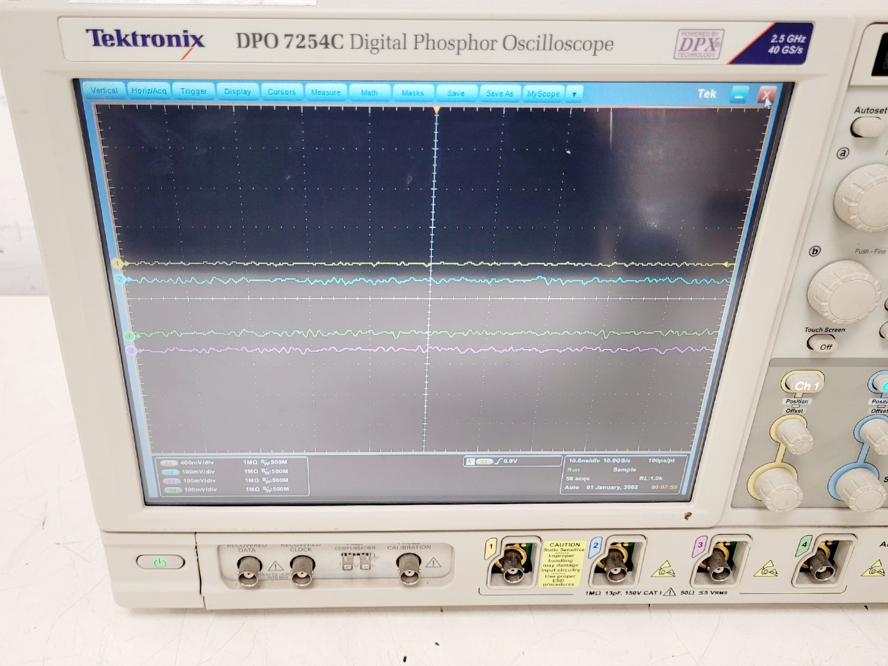 Image of Tektronix DPO7254C Digital Phosphor Oscilloscope