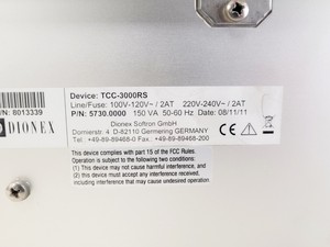 Thumbnail image of Dionex UltiMate RS Column Compartment TCC-3000RS