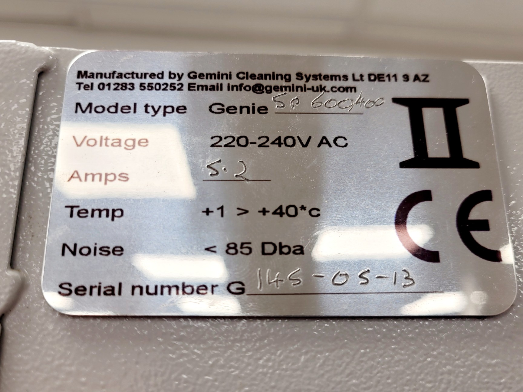 Image of Gemini Genie 400 3D Printing Encapsulated Wash Station II Model 5P 600/400