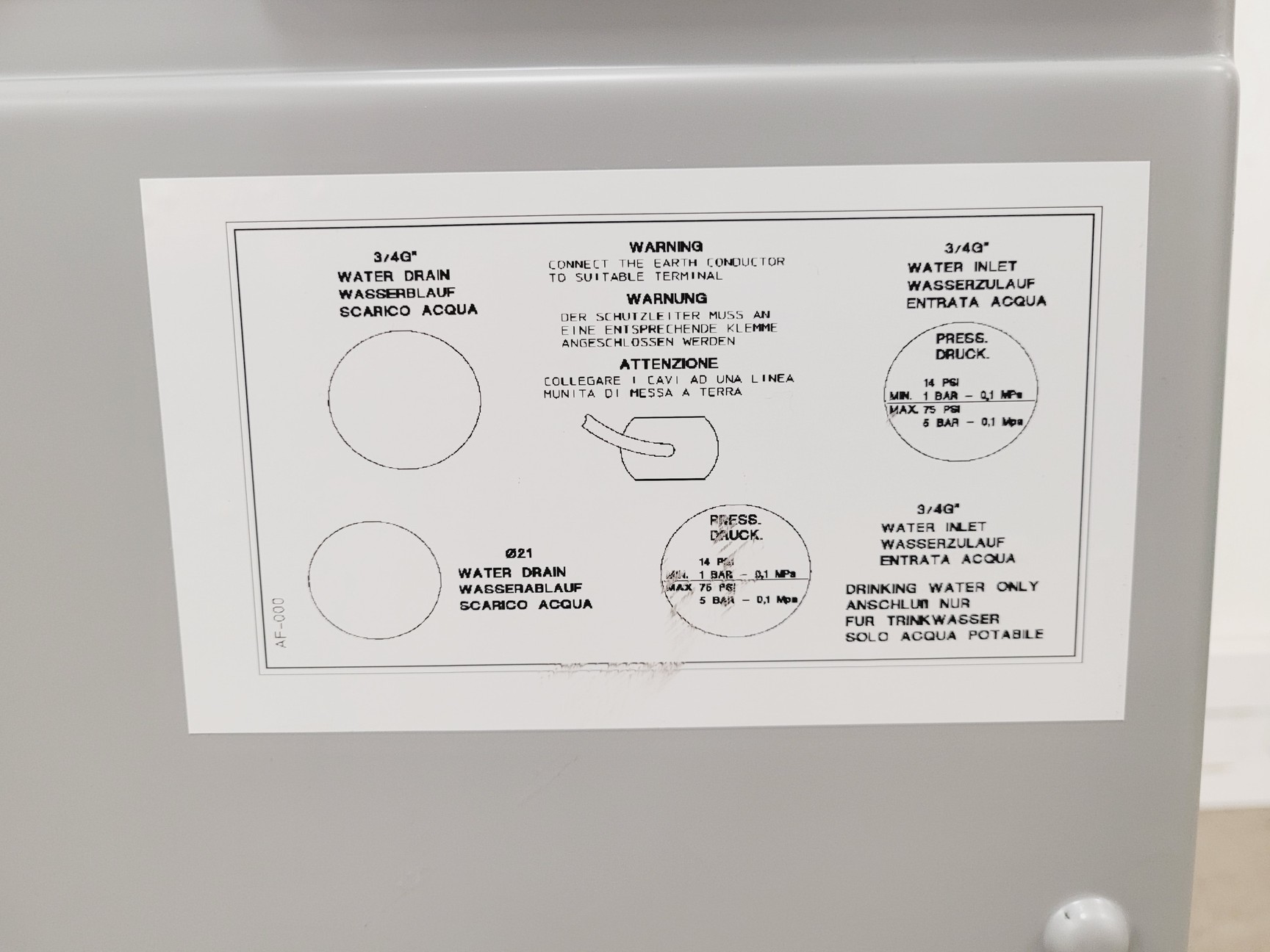 Image of SIMAG SPR 80 AS 230/50/1 Ice Machine Type F80A