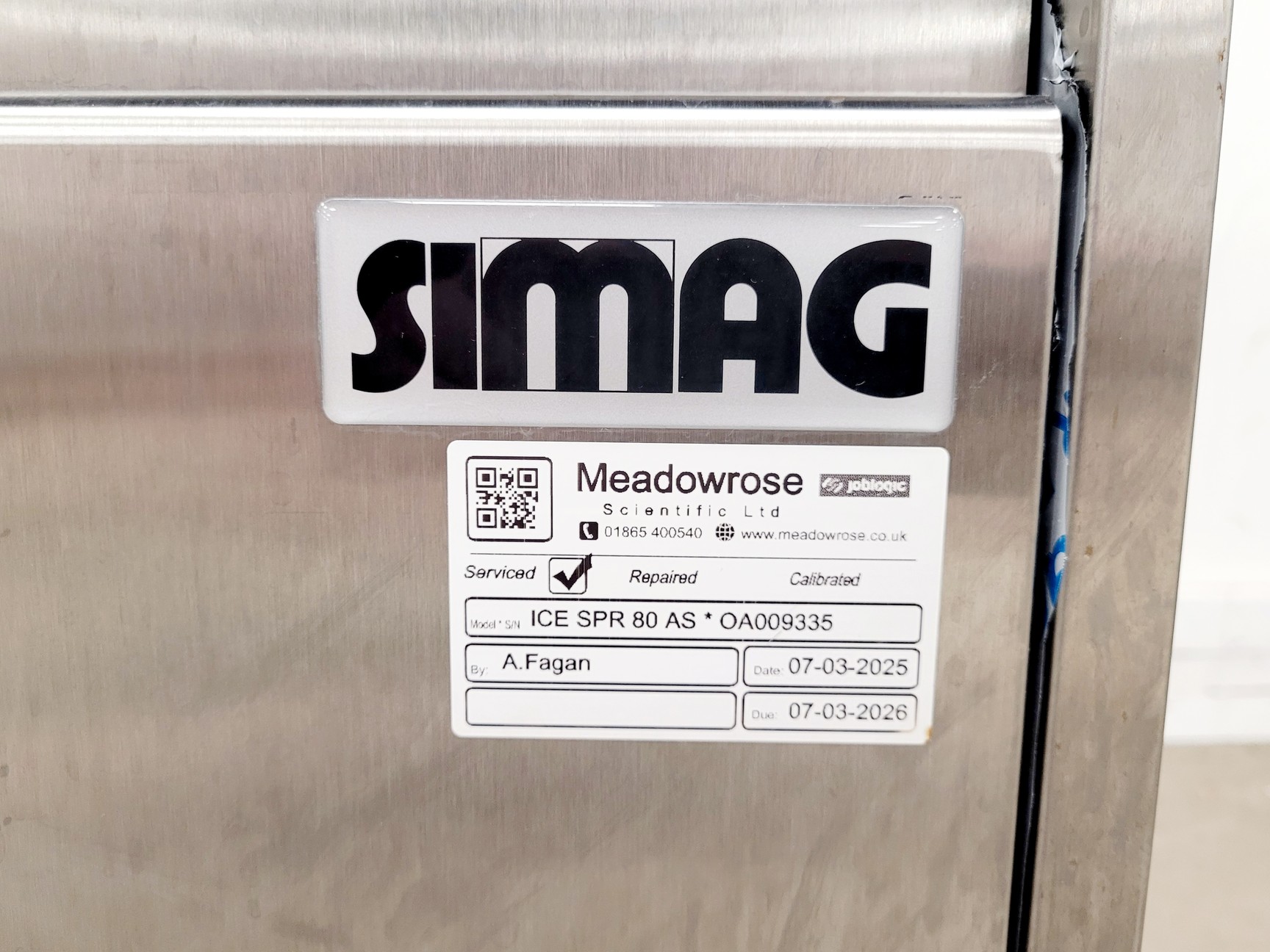 Image of SIMAG SPR 80 AS 230/50/1 Ice Machine Type F80A