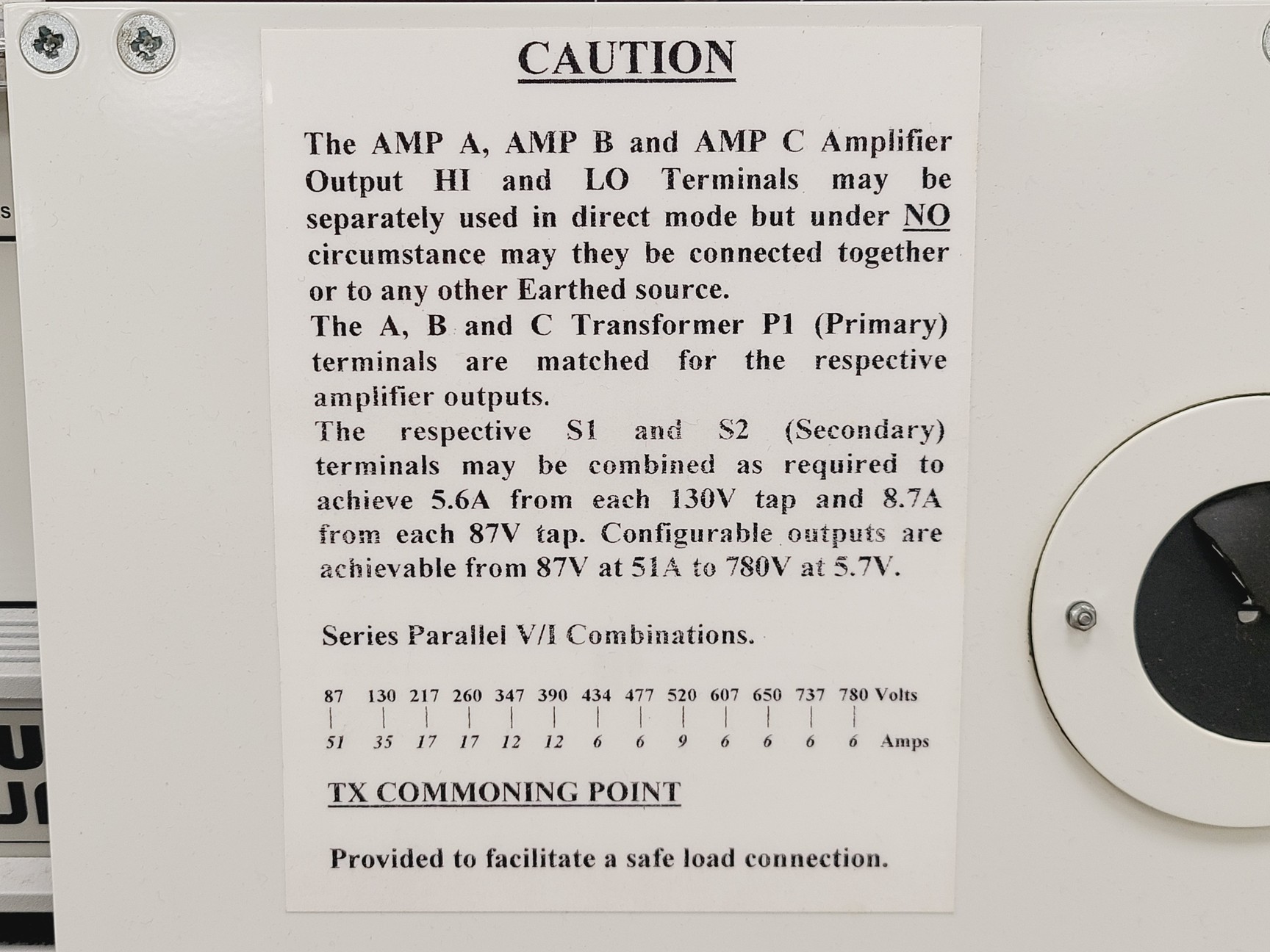 Image of Analogue Crown Power Amplification Unit Model 9069 and 2 x 9089