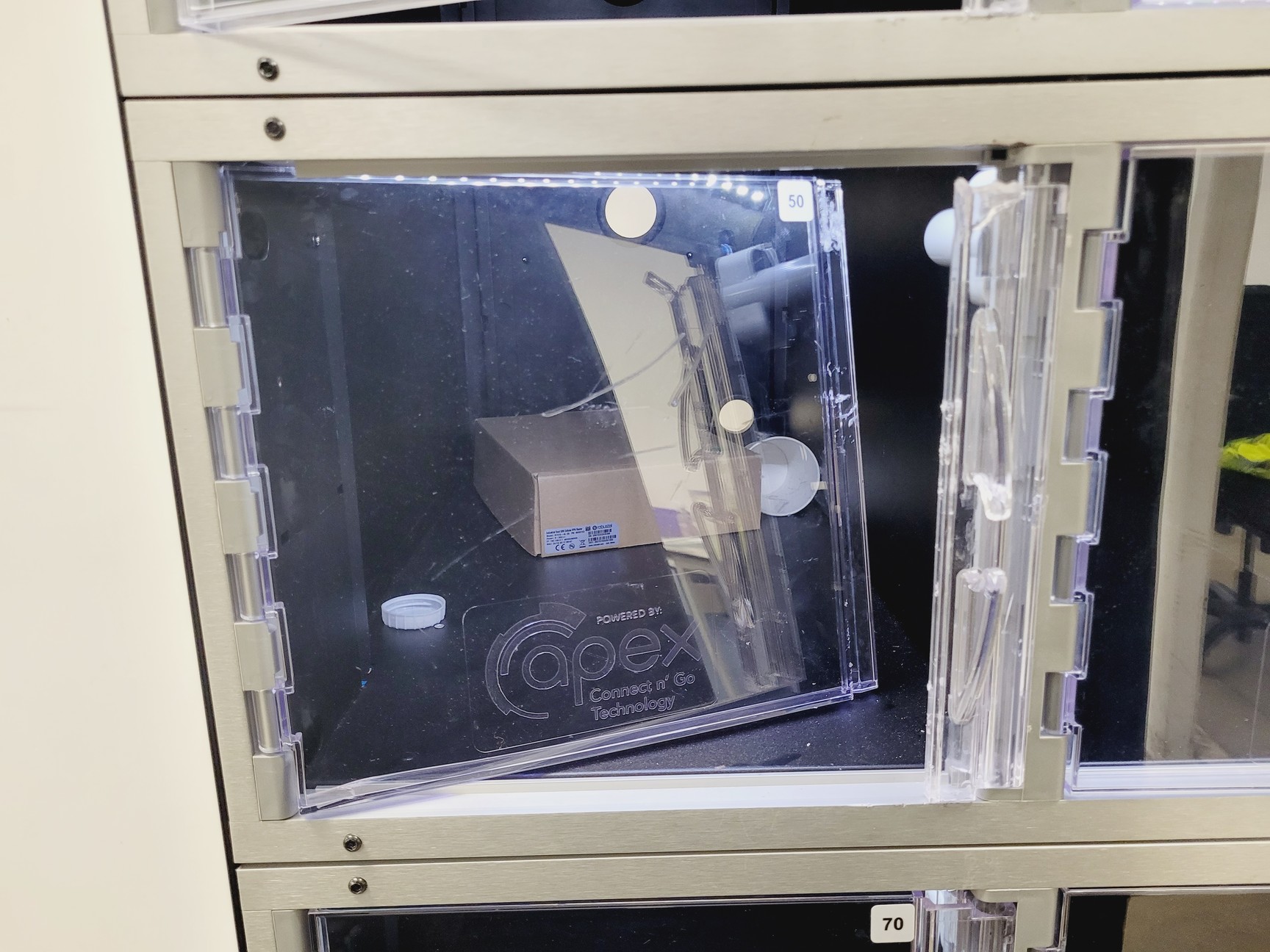 Image of Apex Industrial Technologies Model 3564 Smart Locker - Black