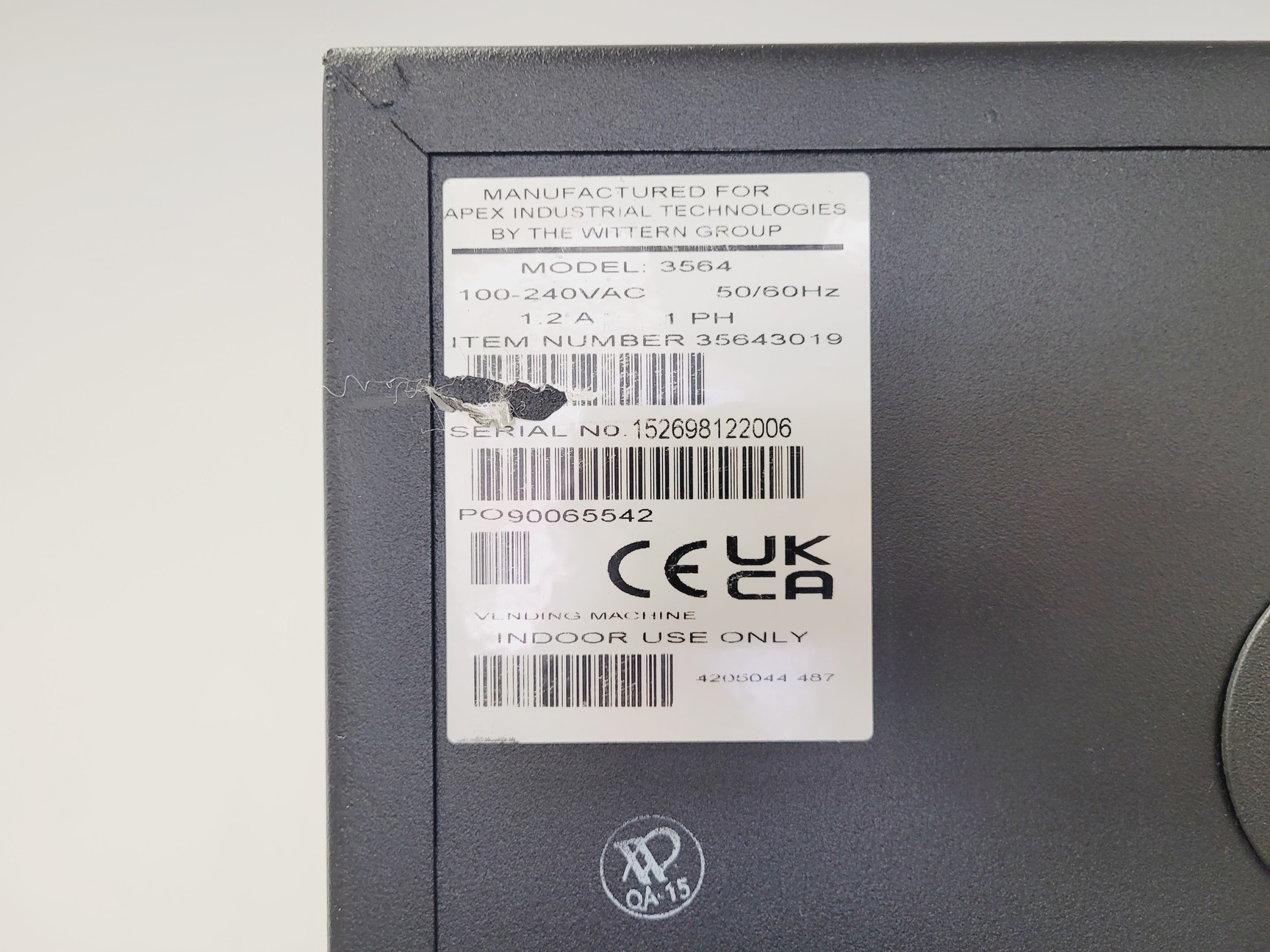 Image of Apex Industrial Technologies Model 3564 Smart Locker - Black