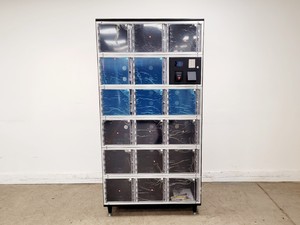 Image of Apex Industrial Technologies Model 3564 Smart Locker - Black