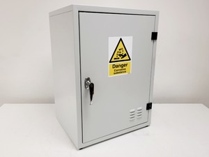 Image of Small Grey Flameproof Solvent Cabinet