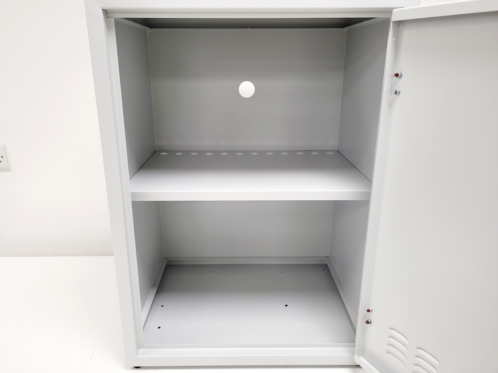 Image of Small Grey Flameproof Solvent Cabinet