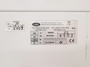 Thumbnail image of Leec F2 Drying Cabinet Lab