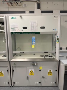 Image of Safelab Airone-R Filtration Fume Cupboard With Stand and Sink Lab