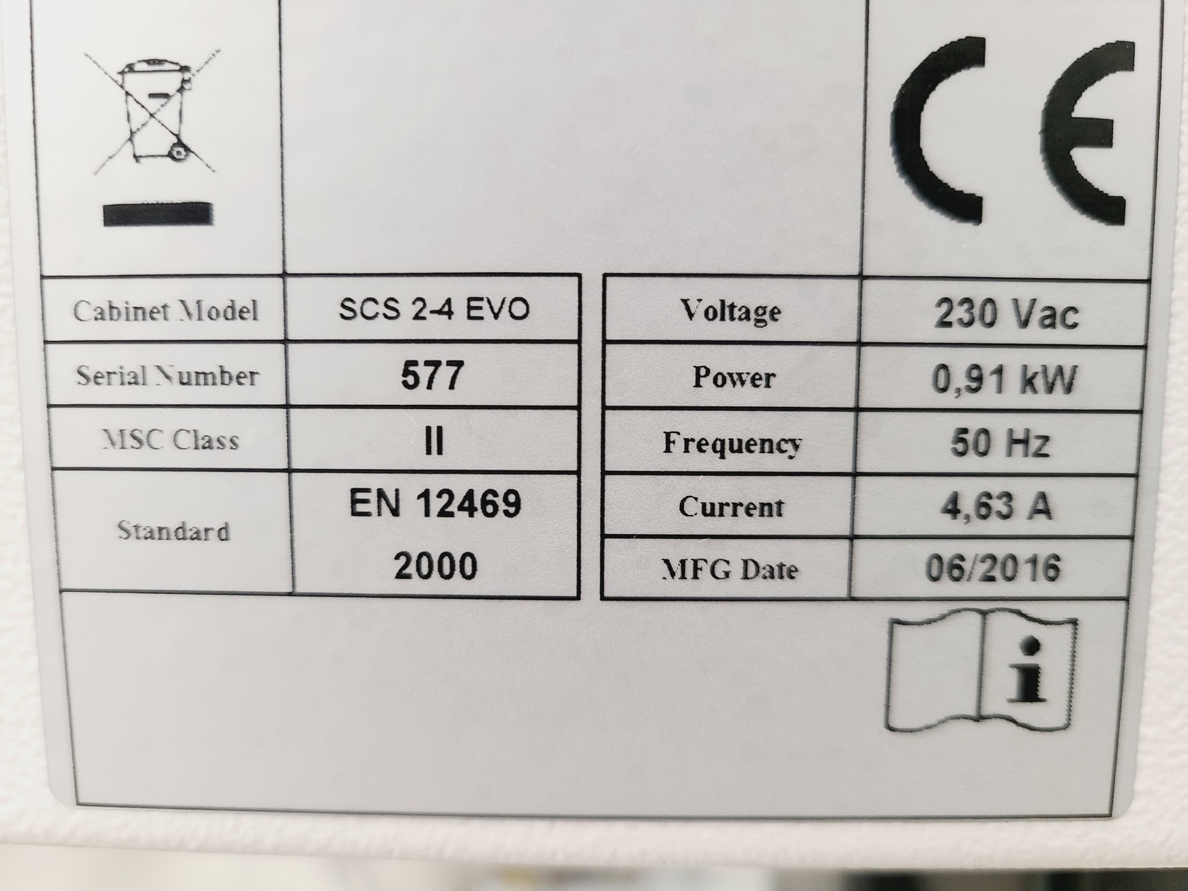 Image of Envair eco SCS 2-4 EVO Class II Safety Cabinet w/ Stand Lab